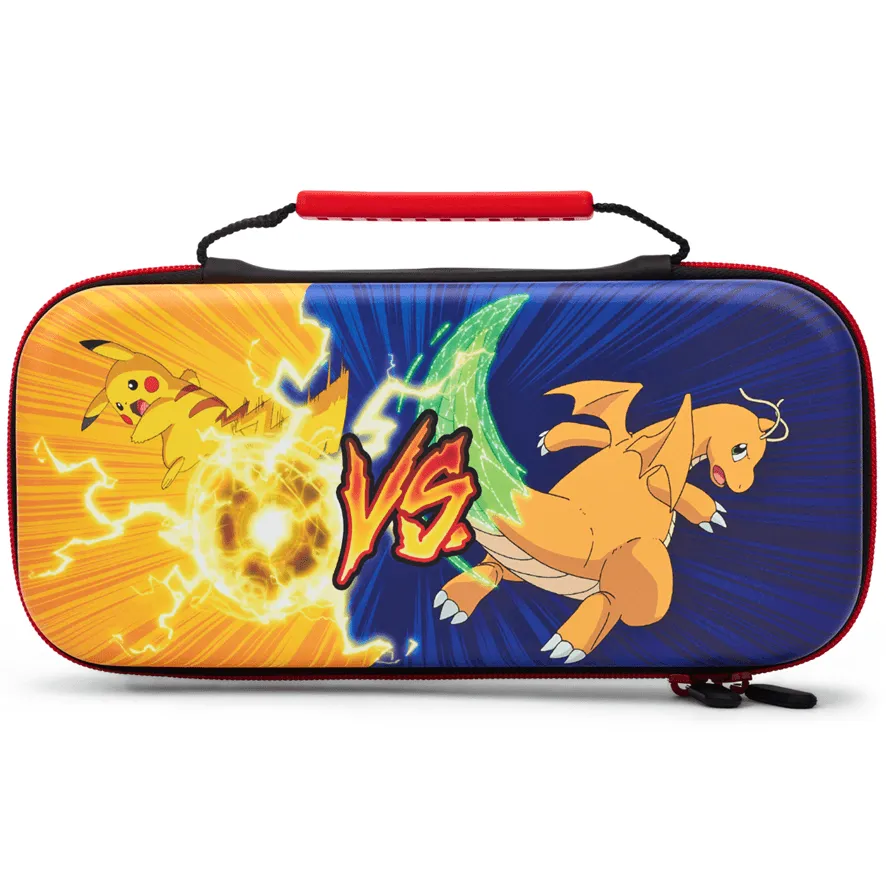 PowerA Protection Case for Nintendo Switch OLED Model, Nintendo Switch and Nintendo Switch Lite Pokémon: Pikachu vs. Dragonite