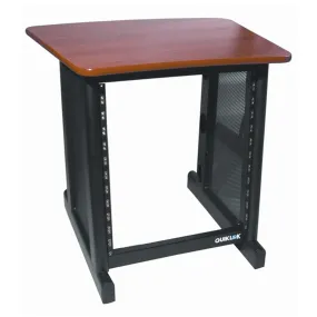 Quik Lok EK-Z612 12Space Cherry Wood Rack Stand