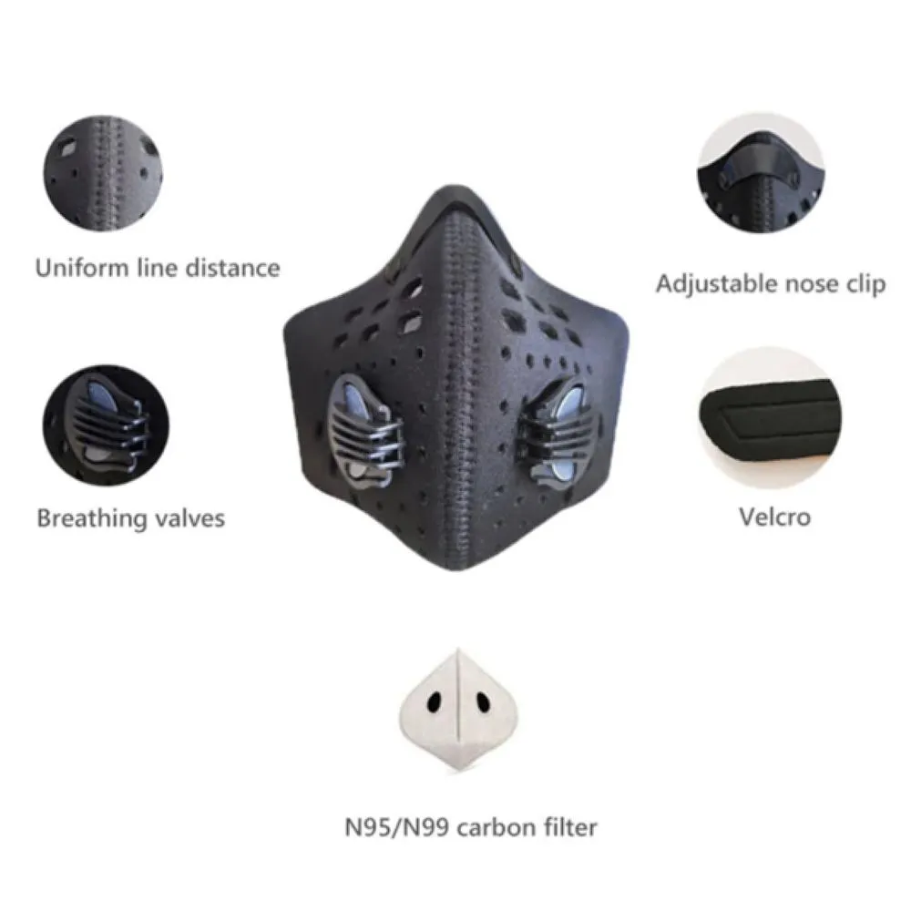 Reusable Dust Proof Mask With 3 Filters