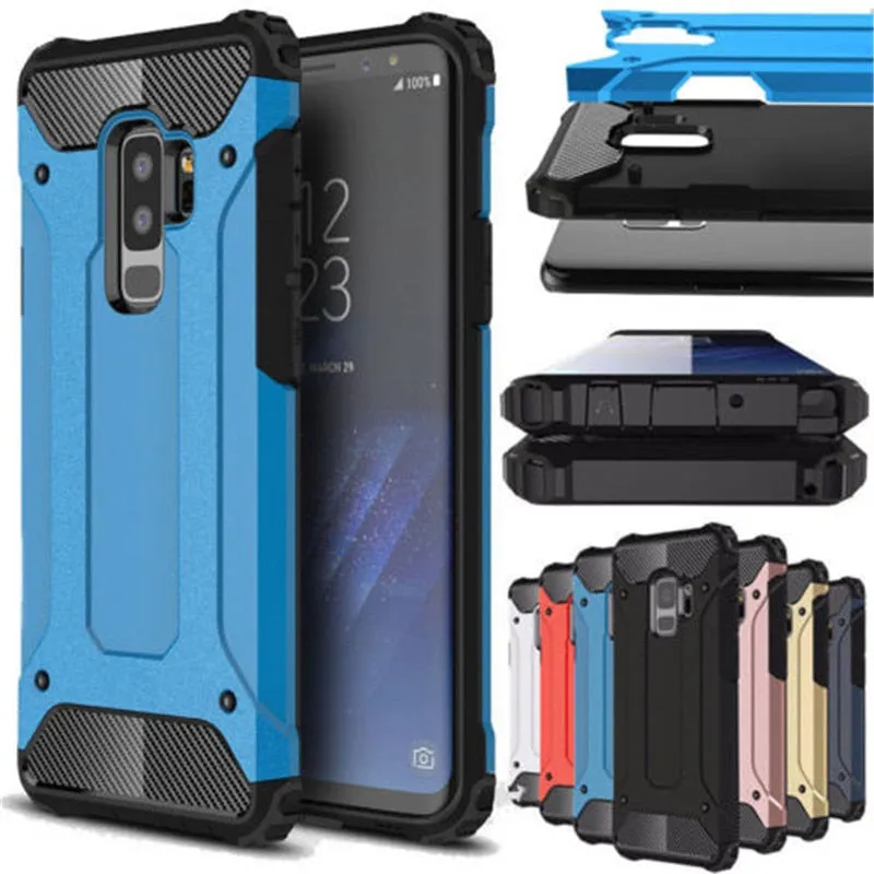 Rugged Armor Case For Samsung Galaxy S9 Plus S5 S6 S7 Edge S8 Note 4 5 8 9 A6 A7 A8 J8 J4 J6 Prime 2018 Hard PC Shockproof Case