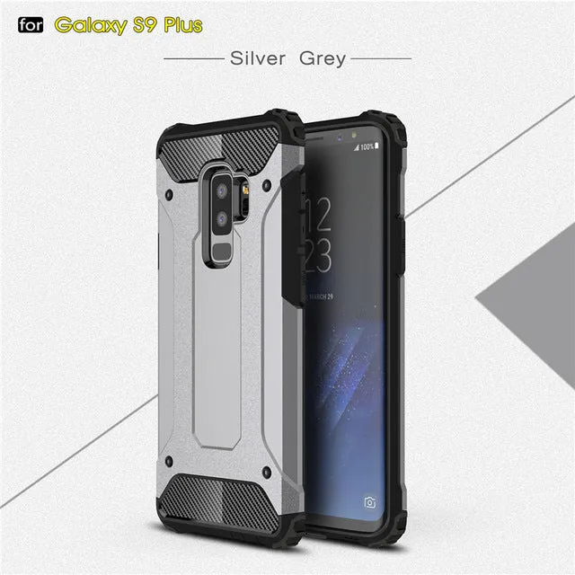 Rugged Armor Case For Samsung Galaxy S9 Plus S5 S6 S7 Edge S8 Note 4 5 8 9 A6 A7 A8 J8 J4 J6 Prime 2018 Hard PC Shockproof Case