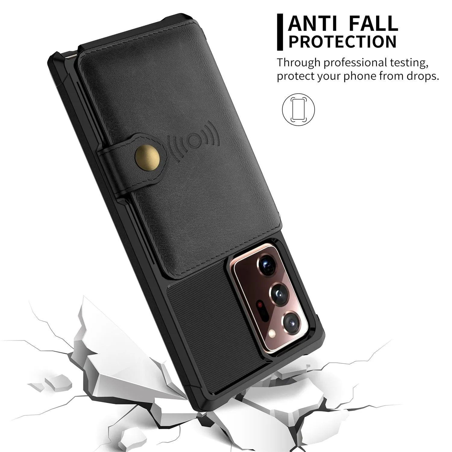Samsung Galaxy Note 20 Ultra/Note 20 5G Credit Card Case PU Leather Flip Wallet Cover with Photo Holder Hard Back Cover |Phone Case & Covers|
