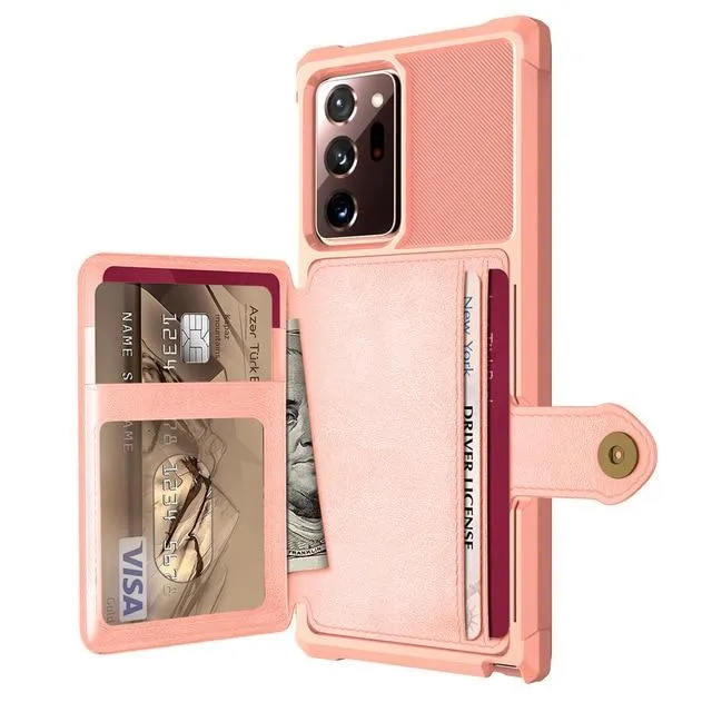 Samsung Galaxy Note 20 Ultra/Note 20 5G Credit Card Case PU Leather Flip Wallet Cover with Photo Holder Hard Back Cover |Phone Case & Covers|
