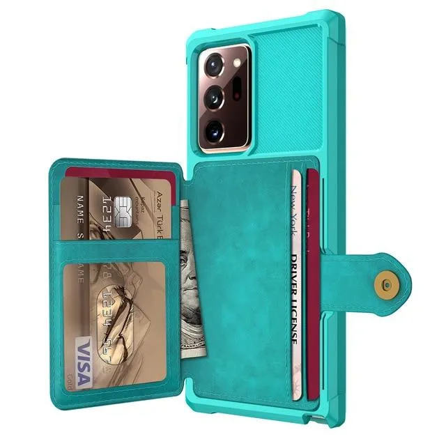 Samsung Galaxy Note 20 Ultra/Note 20 5G Credit Card Case PU Leather Flip Wallet Cover with Photo Holder Hard Back Cover |Phone Case & Covers|
