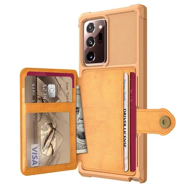 Samsung Galaxy Note 20 Ultra/Note 20 5G Credit Card Case PU Leather Flip Wallet Cover with Photo Holder Hard Back Cover |Phone Case & Covers|