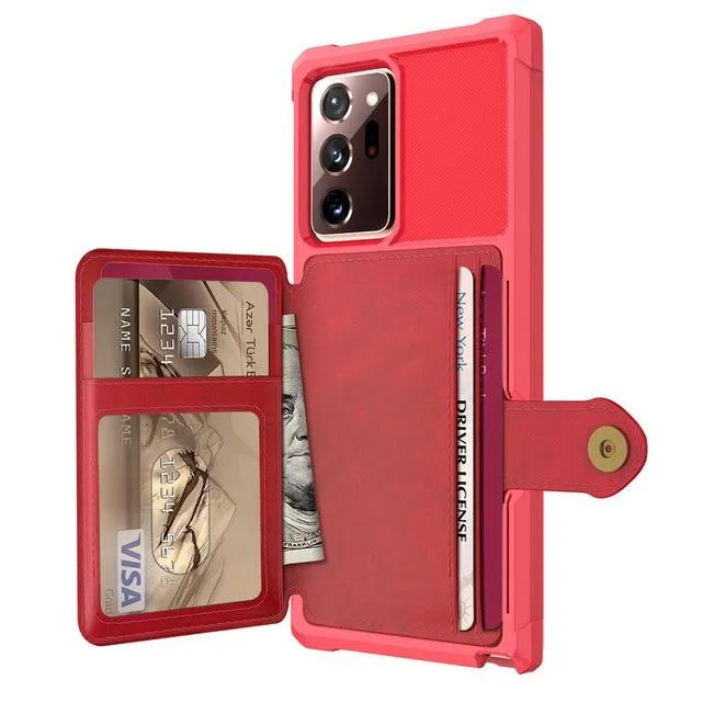 Samsung Galaxy Note 20 Ultra/Note 20 5G Credit Card Case PU Leather Flip Wallet Cover with Photo Holder Hard Back Cover |Phone Case & Covers|