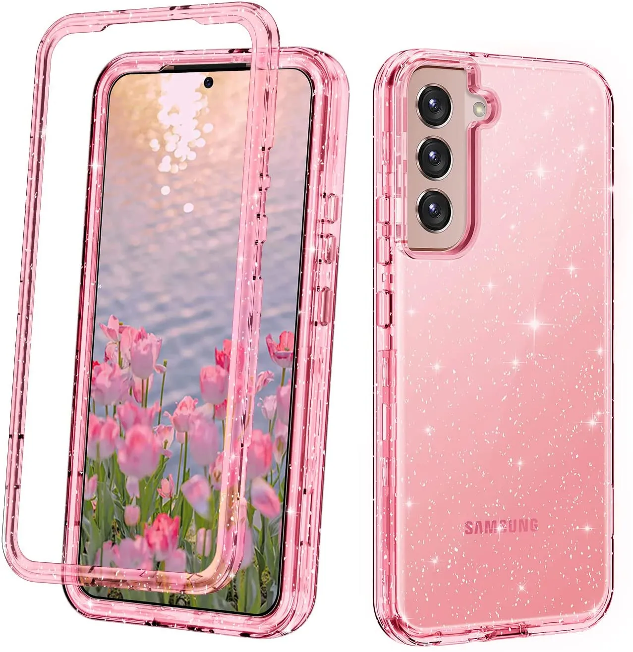 Samsung Galaxy S22 5G Case,Marble Pattern Drop Protective Cover