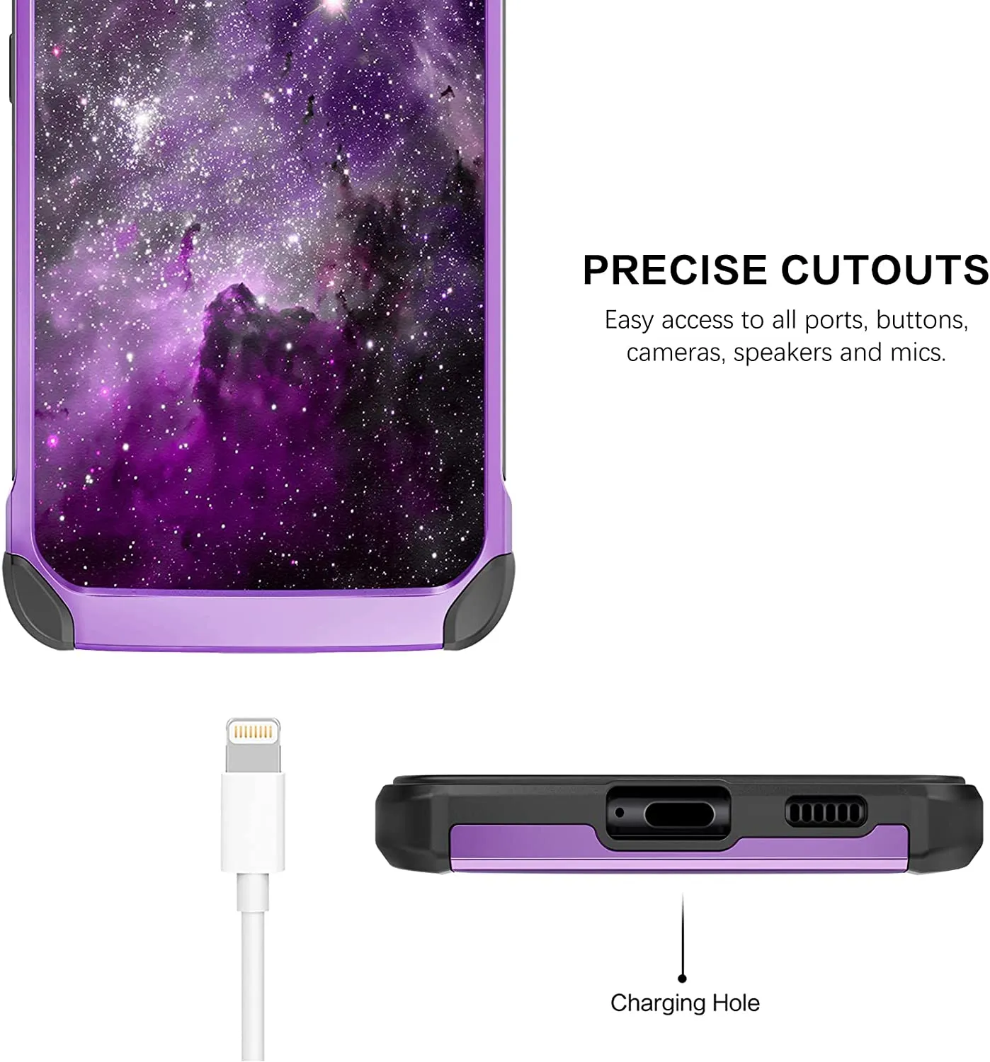 Samsung Galaxy S22 Case, Slim Glow Shockproof Protective Phone Case