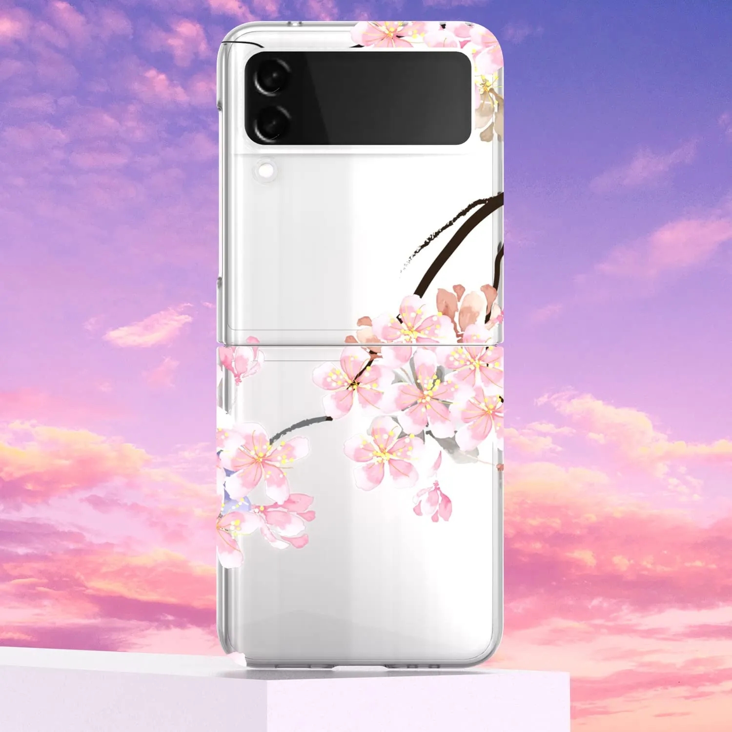 Samsung Galaxy Z Flip 4 Case, Samsung Z Flip 4 Case Sakura