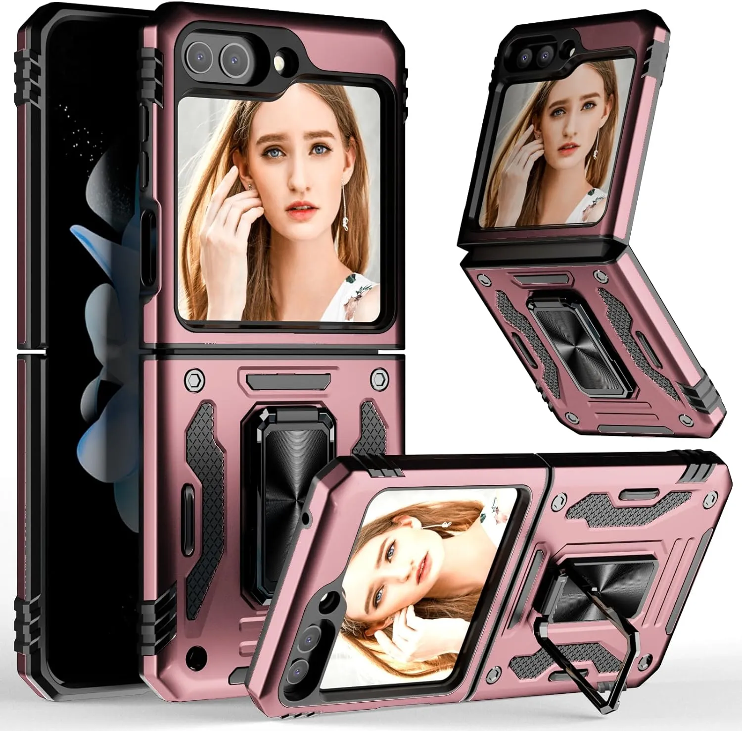 Samsung Galaxy Z Flip 5 Case Military Grade Shockproof Full Body Protective Phone Case