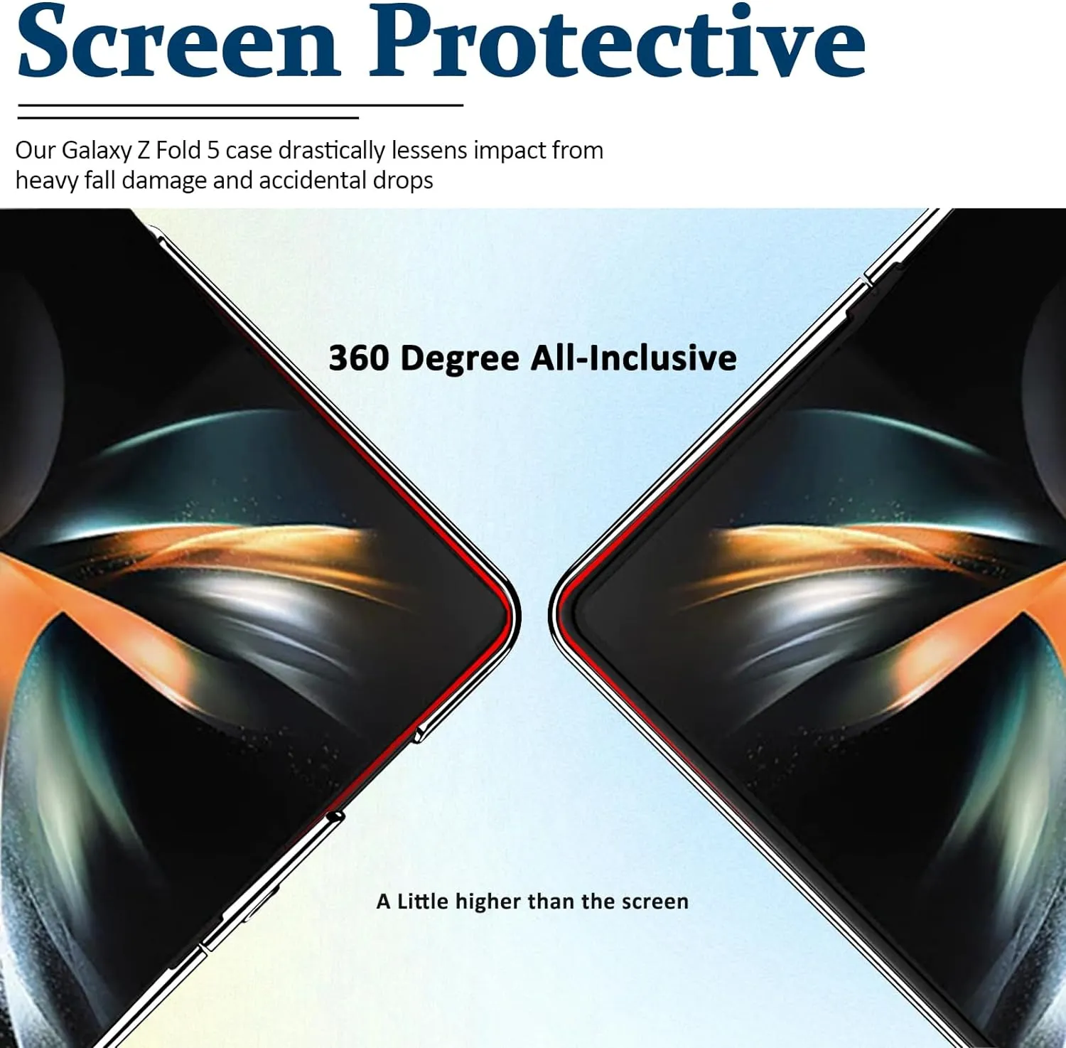 Samsung Galaxy Z Fold 5G Luxury Hard PC Ultra Thin Lightweight Shockproof Protection Case