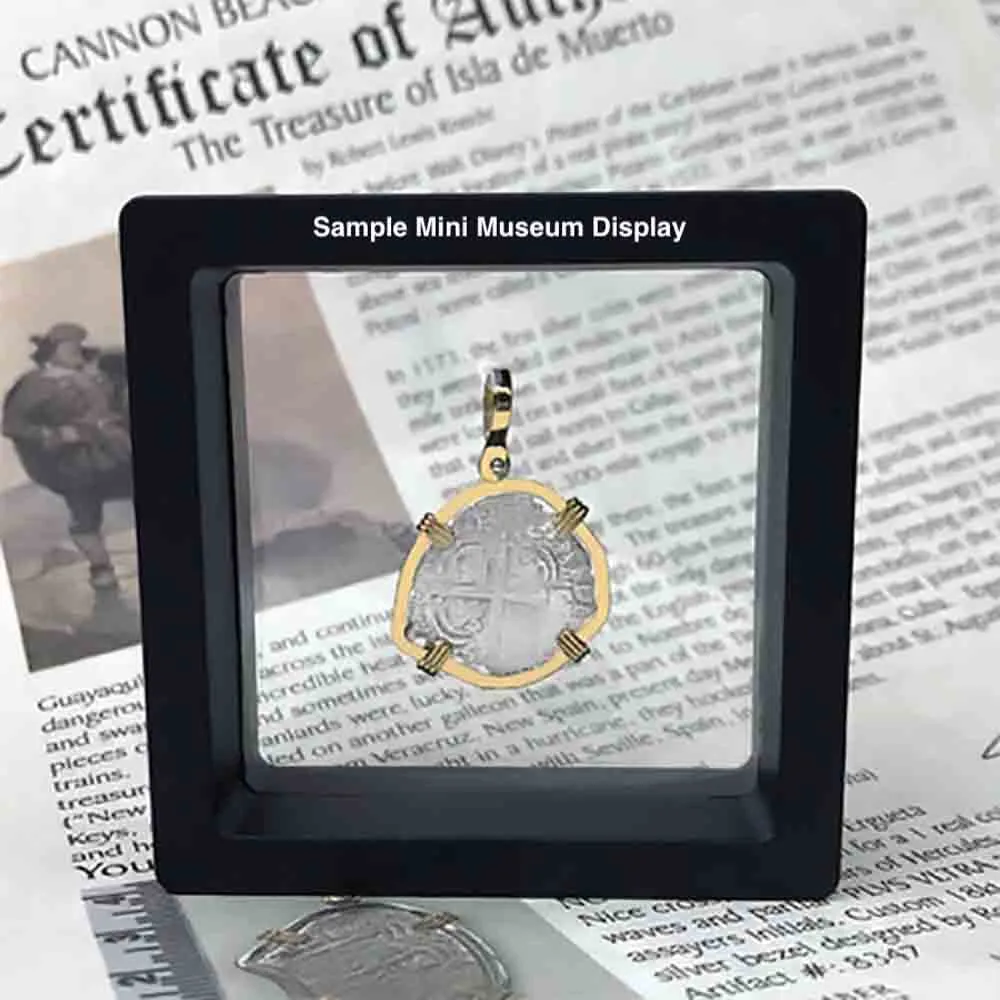 Siam Porcelain Gaming Token - from the Era of "The King & I" - Sterling Silver Pendant | Artifact #6620