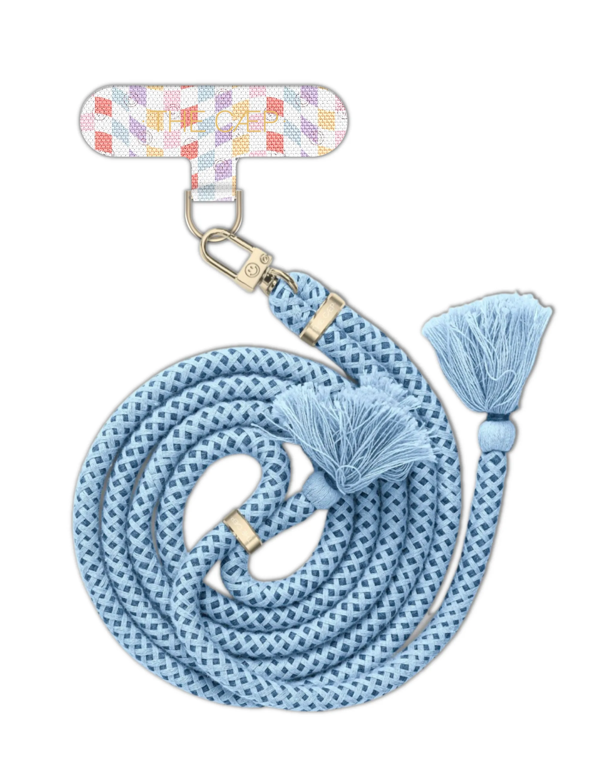 Smiley Universal Phone Hitch   Tassel Rope
