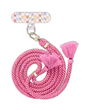Smiley Universal Phone Hitch   Tassel Rope