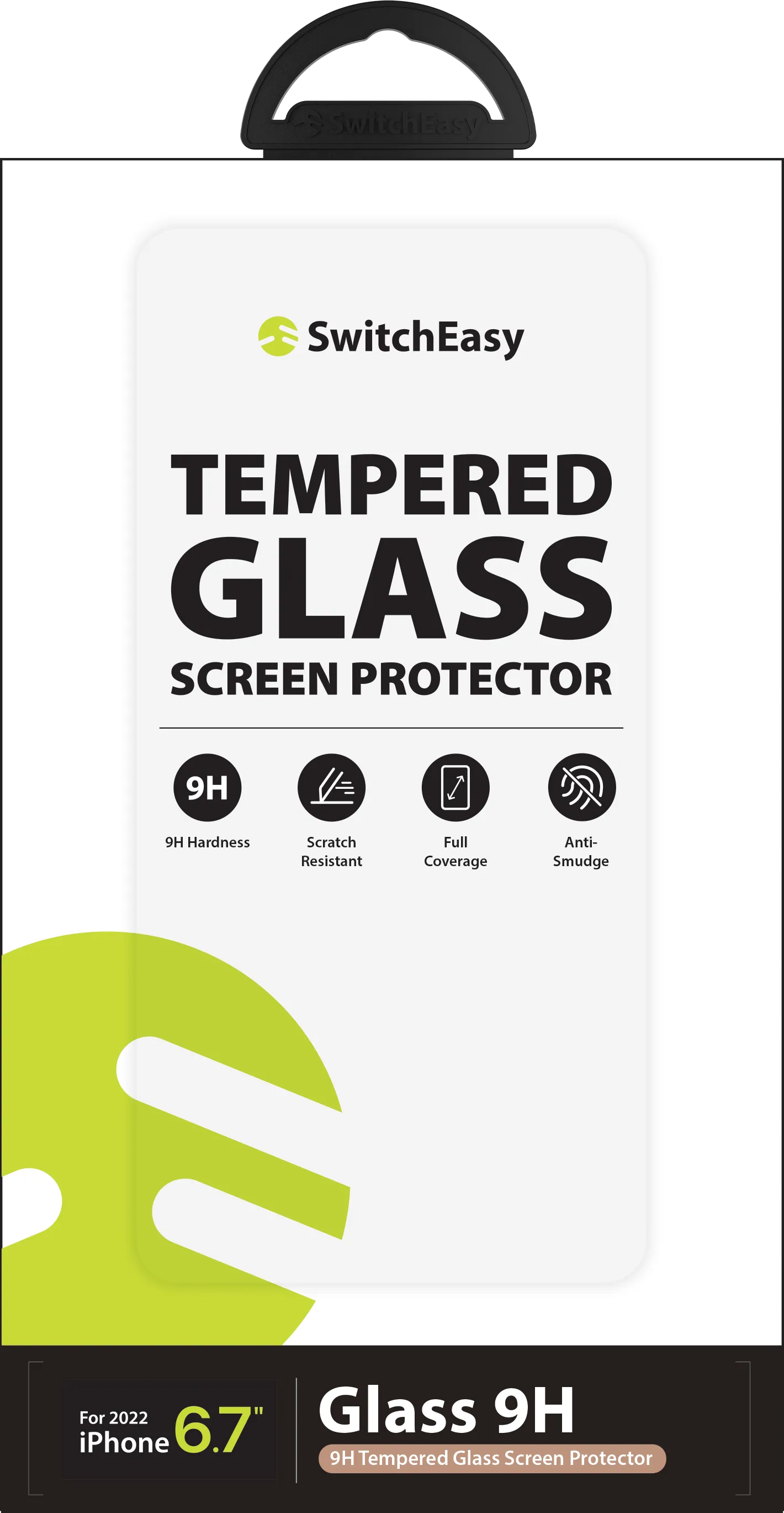 SwitchEasy Glass 9H Tempered Glass Screen Protector For iPhone 14 / iPhone 14 Plus / iPhone 14 Pro / iPhone Pro Max
