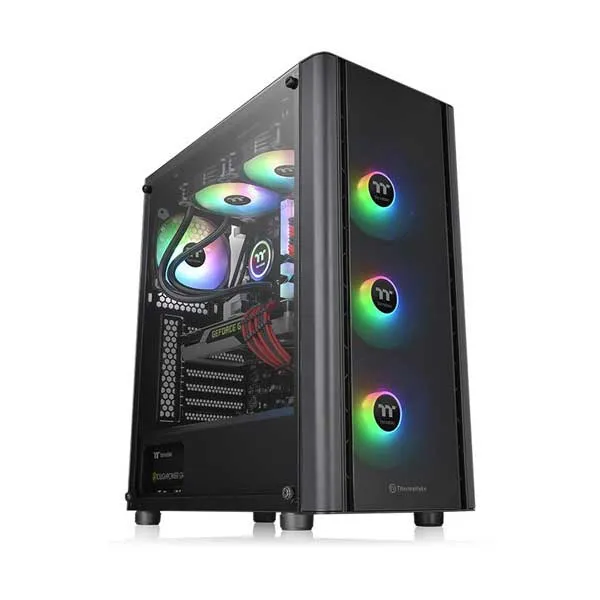 Thermaltake CA-1Q5-00M1WN-00 V250 Tempered Glass ARGB ATX Mid Tower Case