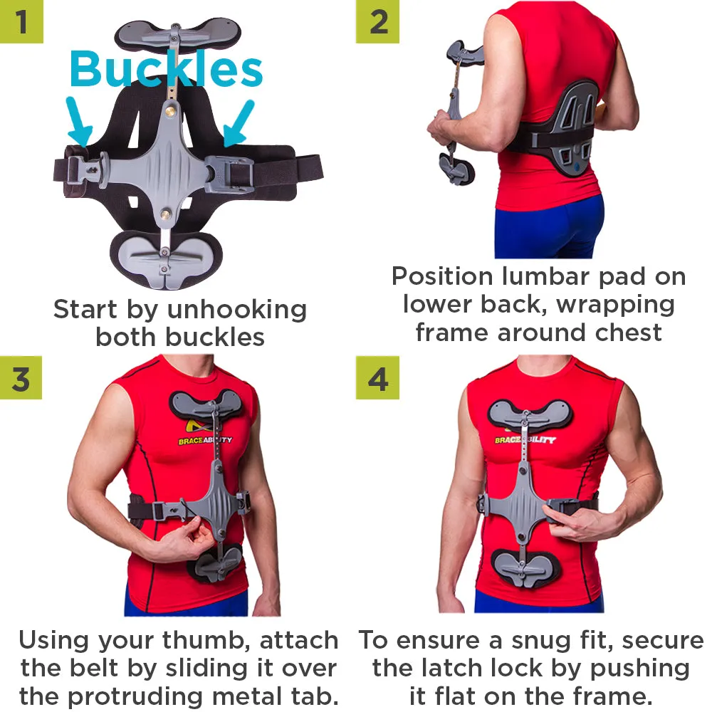 Thoracic Spine Hyperextension Support for Compression Fractures & Osteoporosis