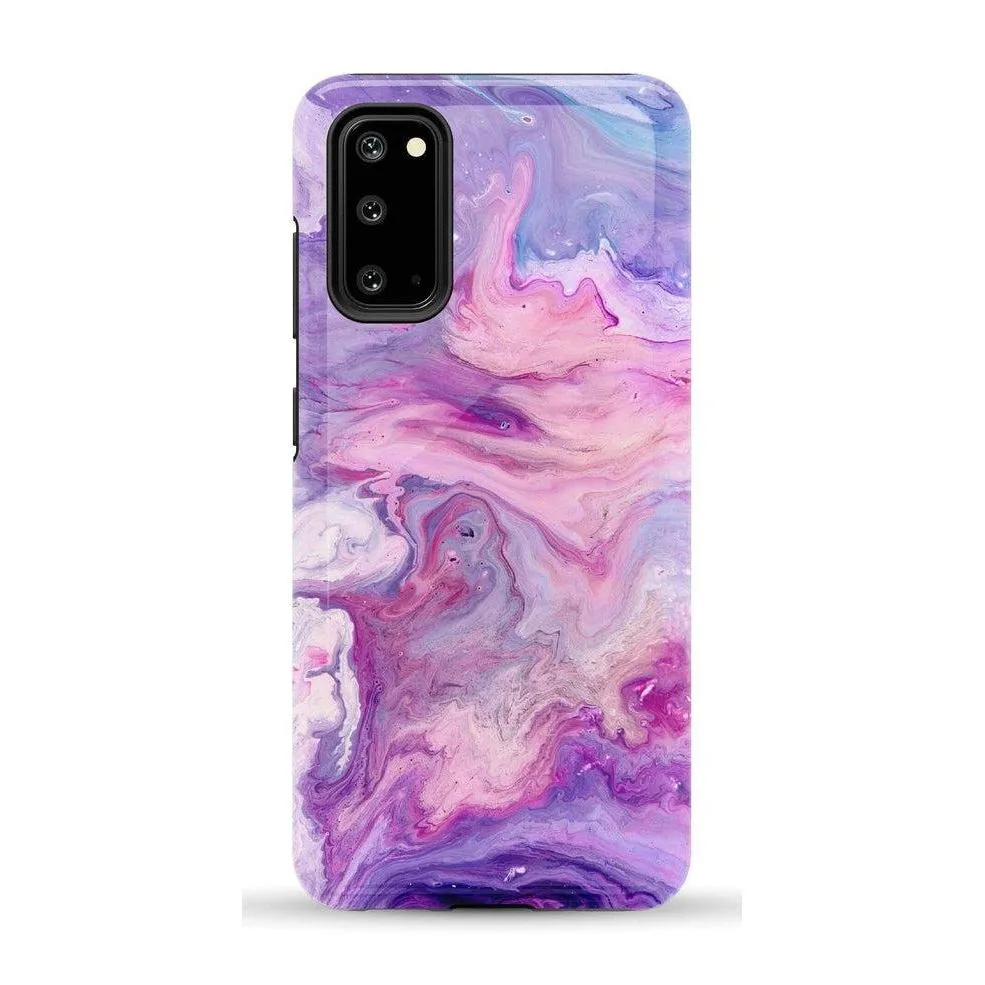 Tie Dying Over You | Purple Marble Samsung Case