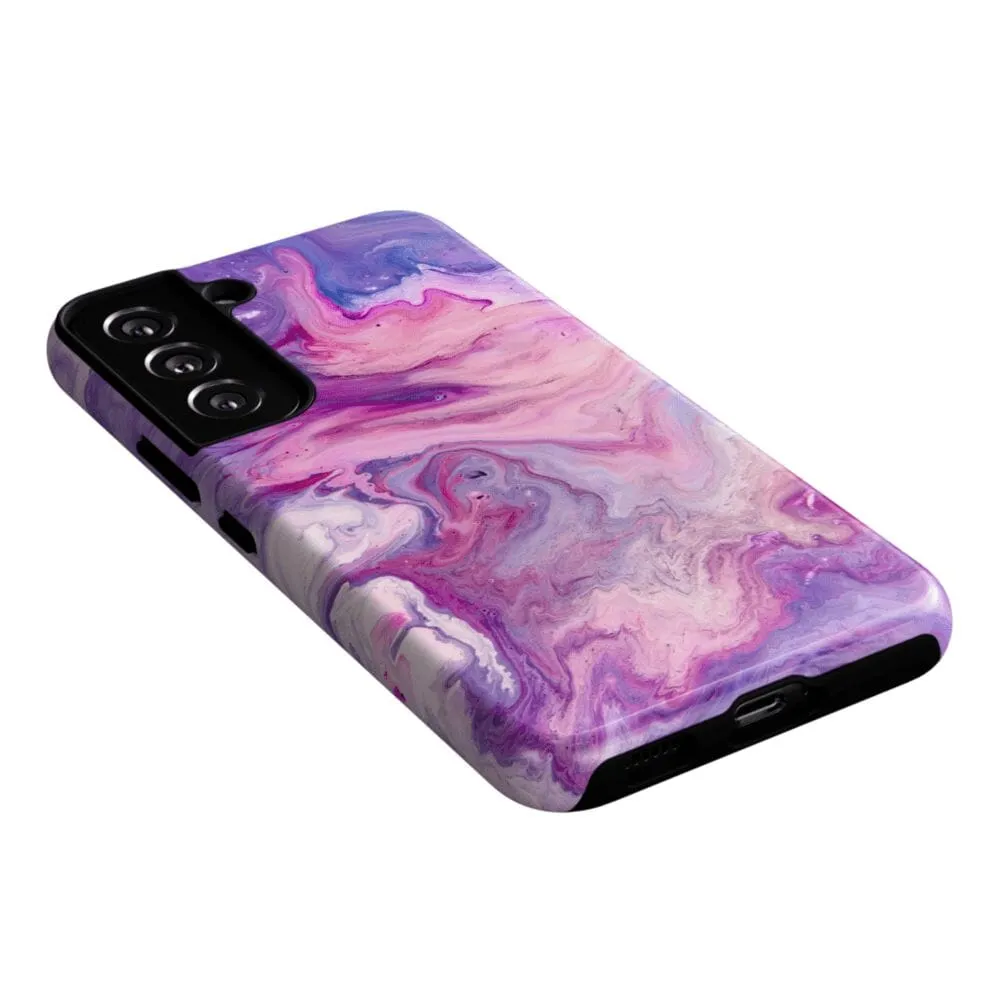 Tie Dying Over You | Purple Marble Samsung Case
