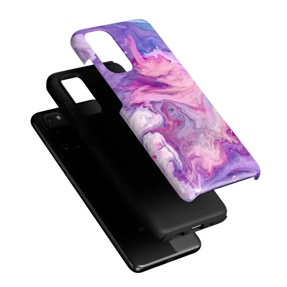 Tie Dying Over You | Purple Marble Samsung Case