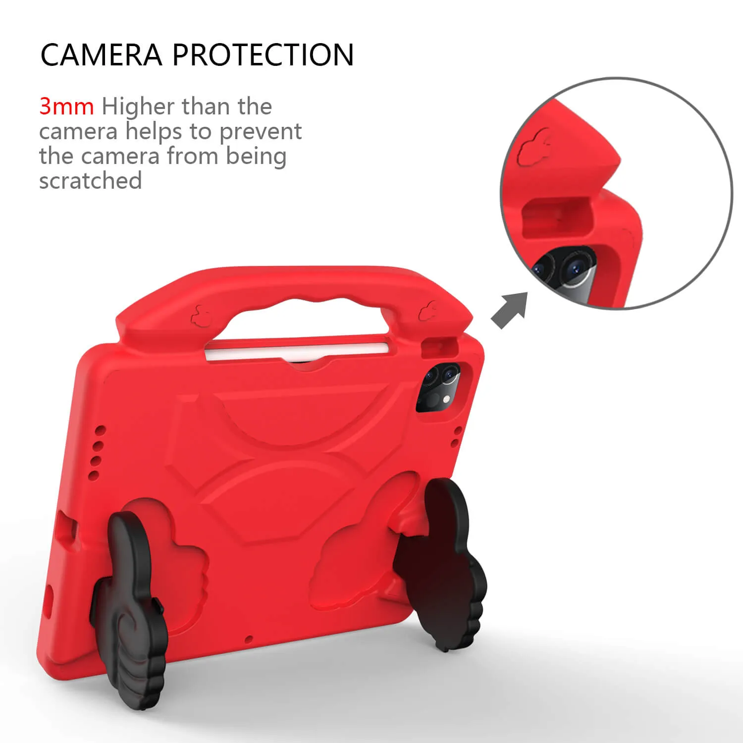 Tough On iPad Pro 2022 / 2021 / 2020 / 2018 11" Case EVA Kids Protection Red