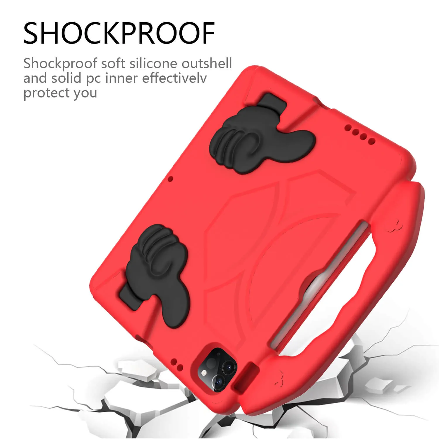 Tough On iPad Pro 2022 / 2021 / 2020 / 2018 11" Case EVA Kids Protection Red