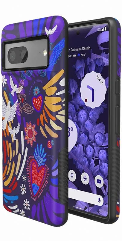 Viva La Vida | Frida Kahlo Collage Floral Google Pixel Case