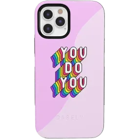 YOU DO YOU | Purple Print iPhone Case
